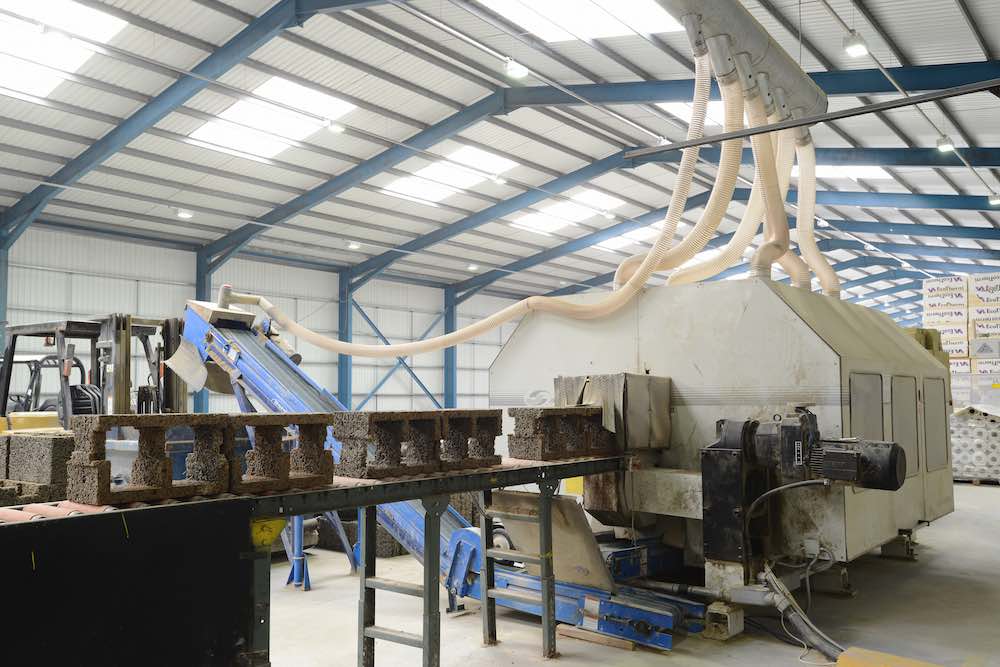 Photo of Durisol's Factory equipment