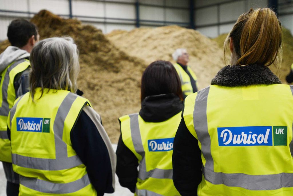 Students learning about ICF manufacturing process at Durisol Training Day