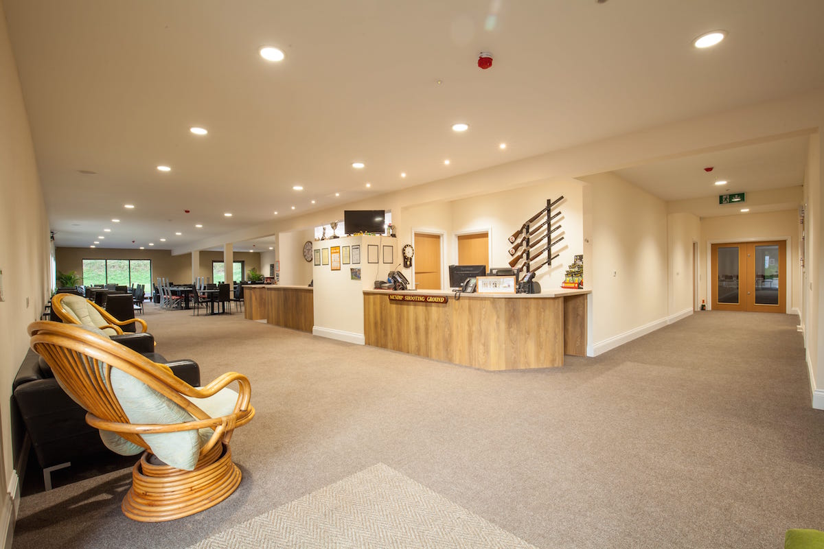 Multi level shooting club, built with Durisol ICF