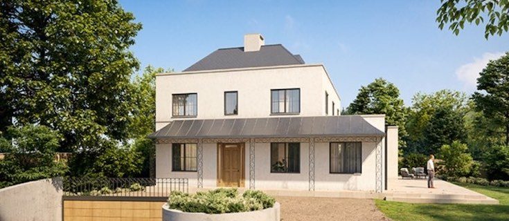 Artist impression of Durisol ICF four-storey house